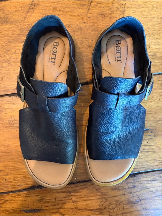 Born Shoes - Born Ivey black leather , black leather upper, women’s size 8 M